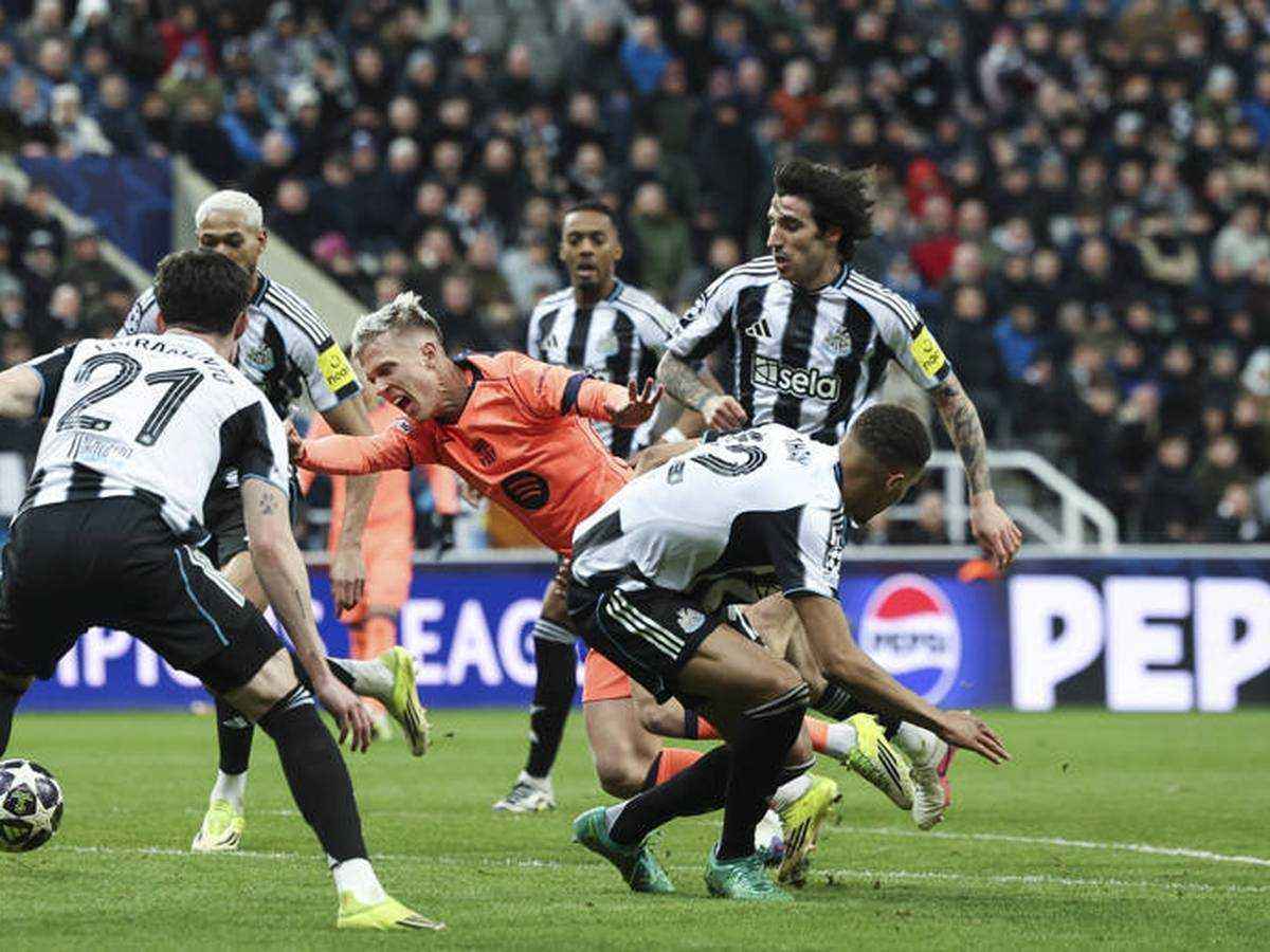 Barcelona draws 1-1 with newcastle in champions league thriller