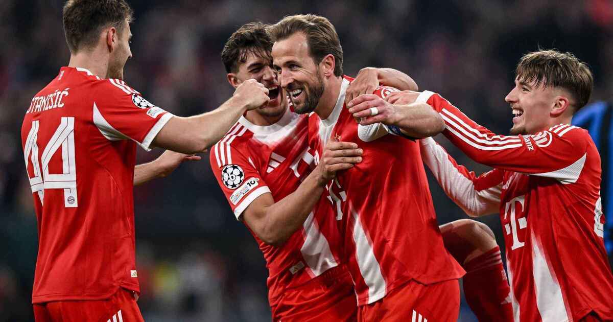 Bayern dominates atalanta, kane fuels champions league ambitions