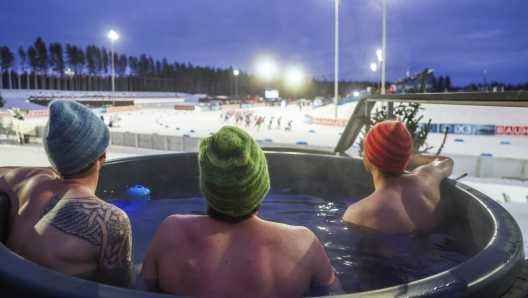 Biathlon takes the plunge: heated pools and saunas side-by-side