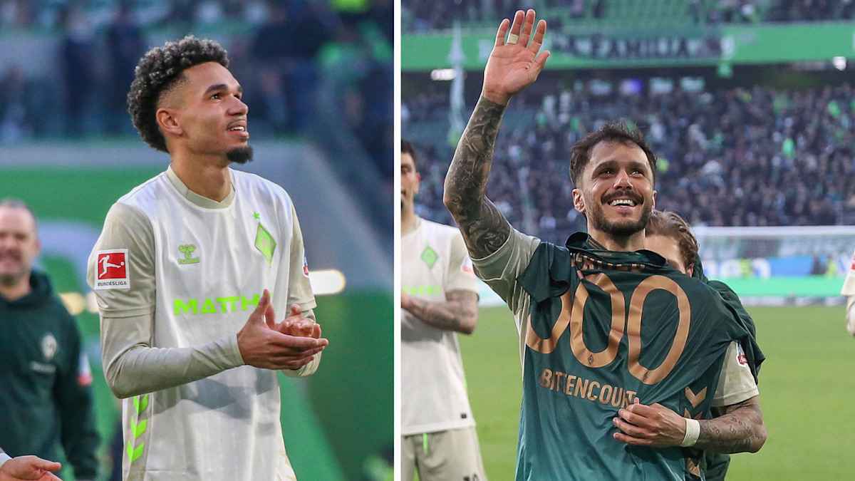 Bremen's njinmah ends drought as bittencourt celebrates 300th bundesliga appearance
