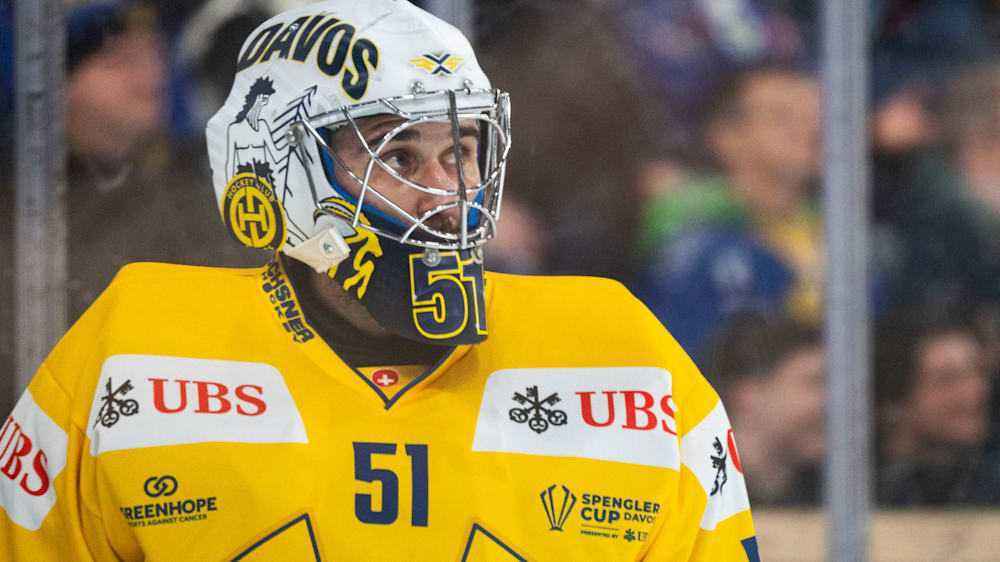 Davos loses key goalie hollenstein to injury, signs finnish replacement