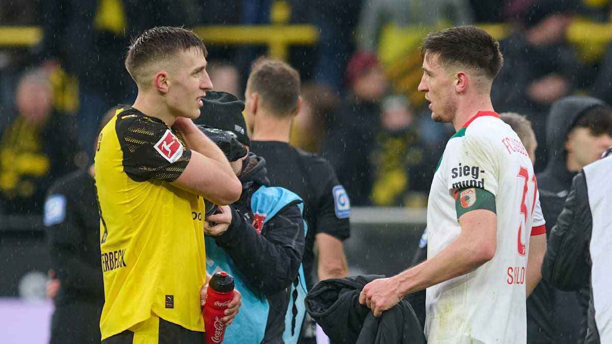 Dortmund dominates augsburg, schlotterbeck brothers shine
