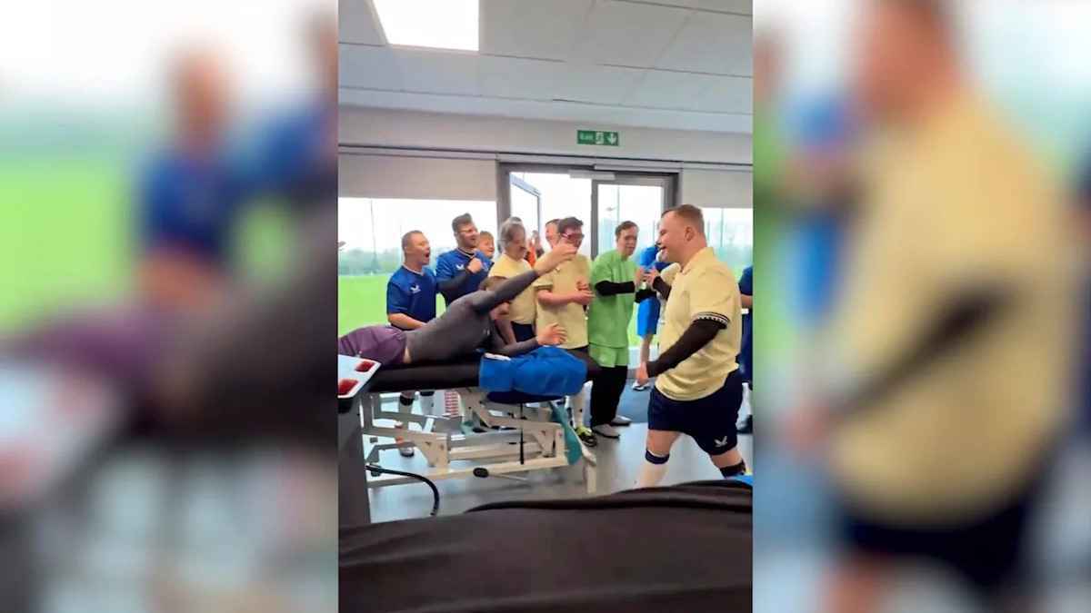 Down syndrome team stuns everton fans in heartwarming match