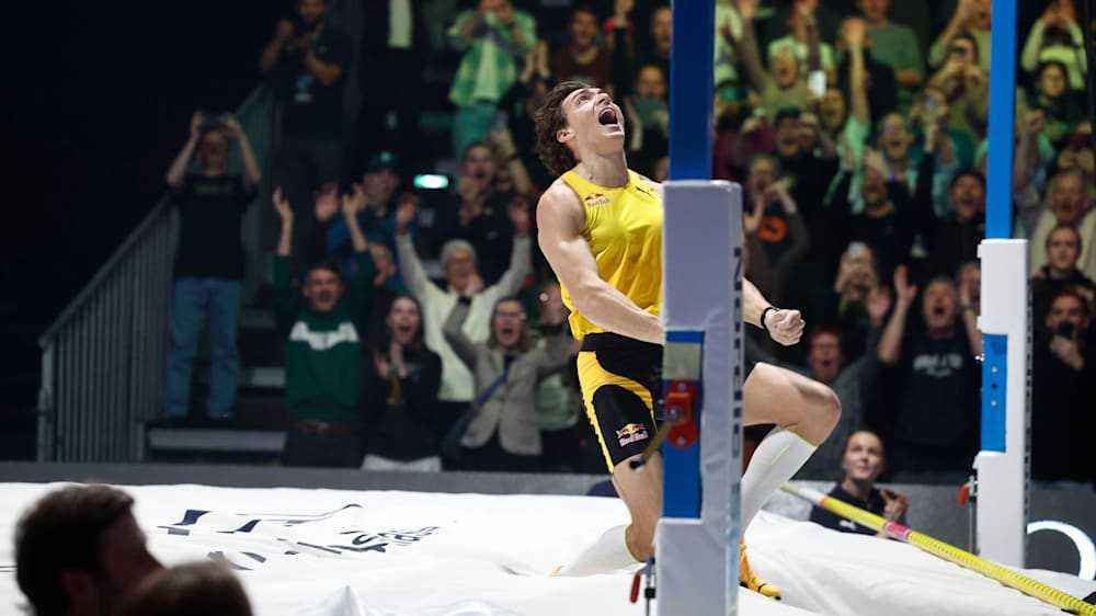 Duplantis soars to new world record in uppsala