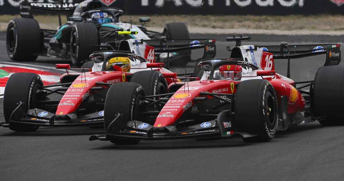 Ferrari drivers spark thrilling internal battle at chinese gp as hamilton secures first ferrari podium