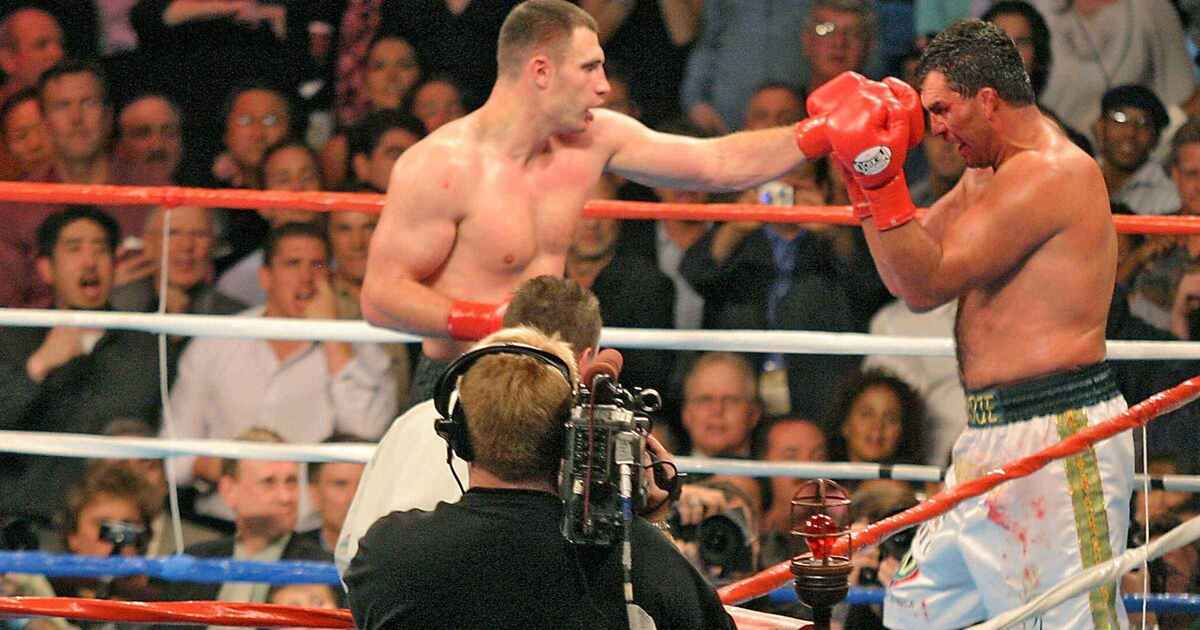 Klitschko's near miss: sanders stuns in 2004 thriller