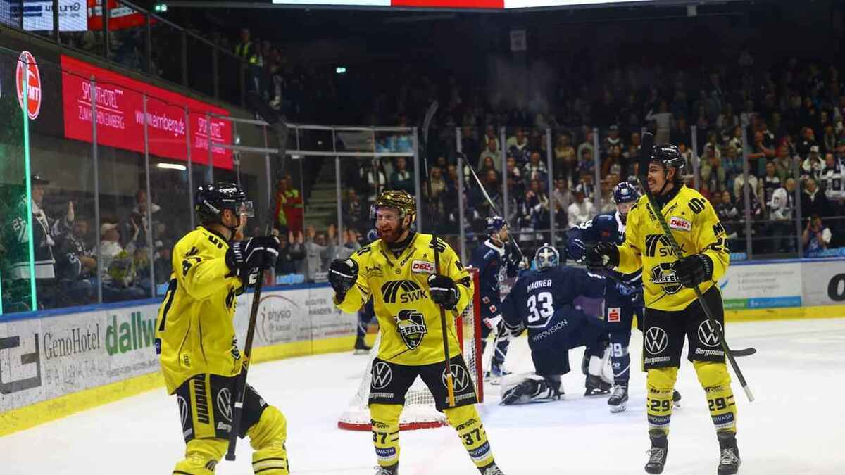 Krefeld pinguine crowned del2 champions, promotion hangs in the balance