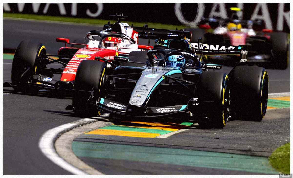 Mercedes dominates down under