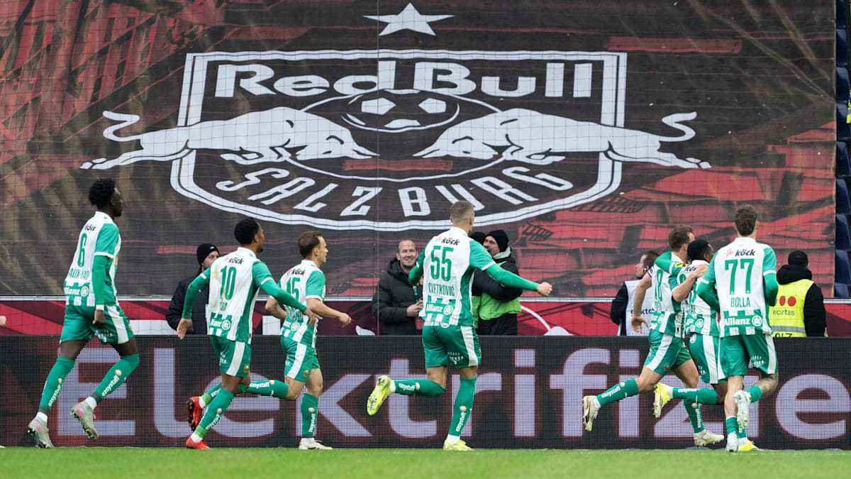 Rapid stuns salzburg again, thorup celebrates second win in a week