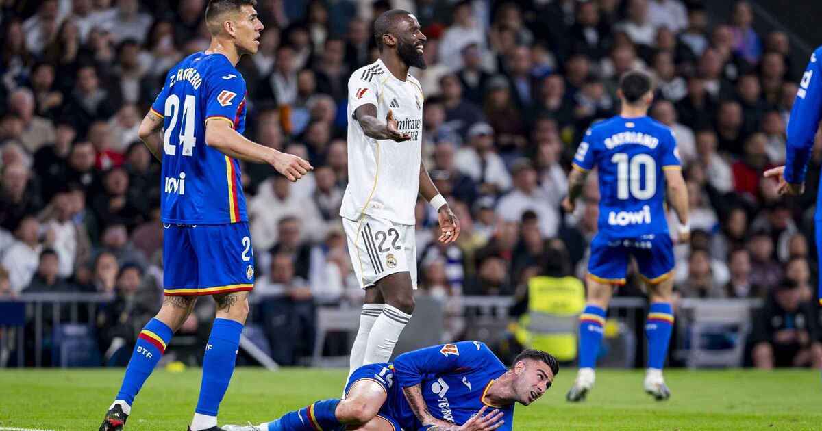 Real madrid's rüdiger defends controversial foul on getafe's rico