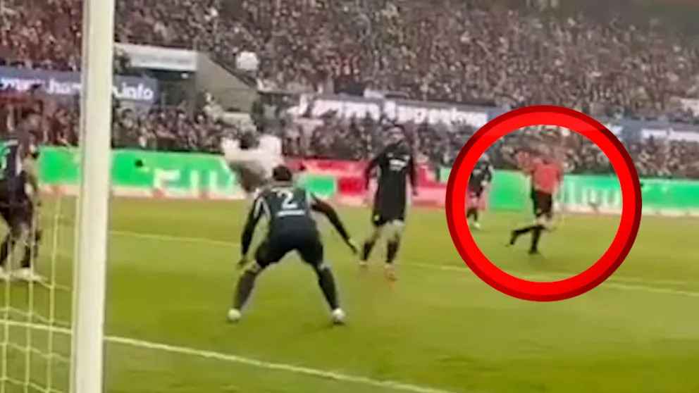 Referee radio moment: hilarious reaction to ragnar ache's overhead kick