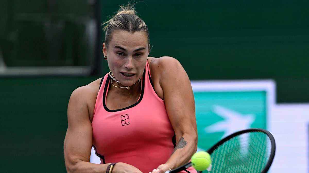 Sabalenka, rybakina advance to indian wells final