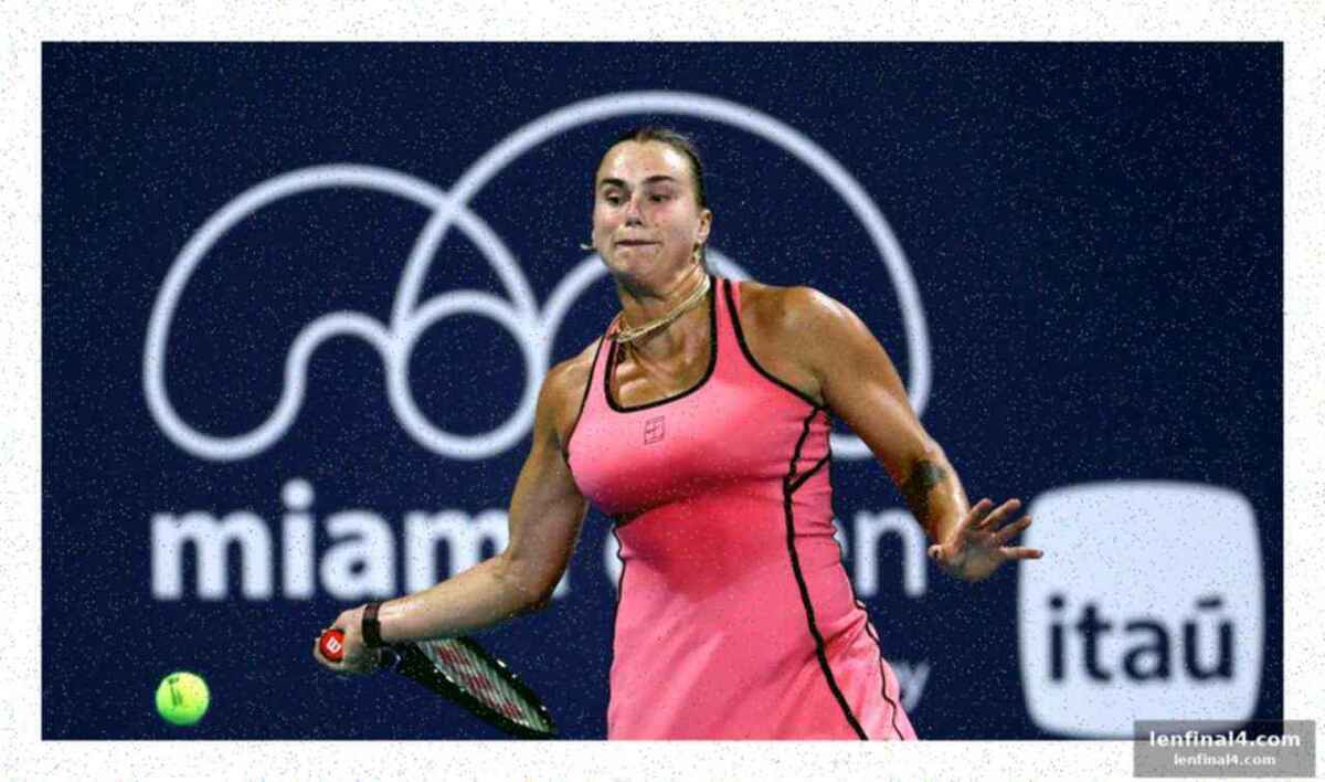 Sabalenka shines despite court snafu, eyes sunshine double