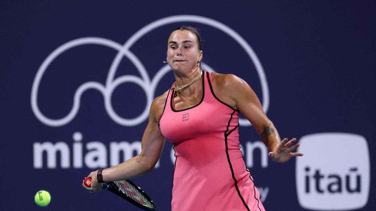 Sabalenka's miami debut turns sour over unannounced court switch
