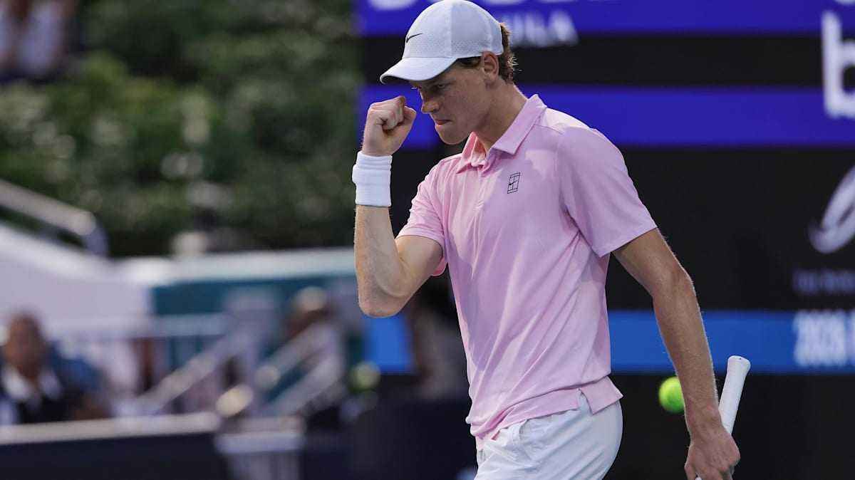 Sinner conquers miami, completes sunshine double