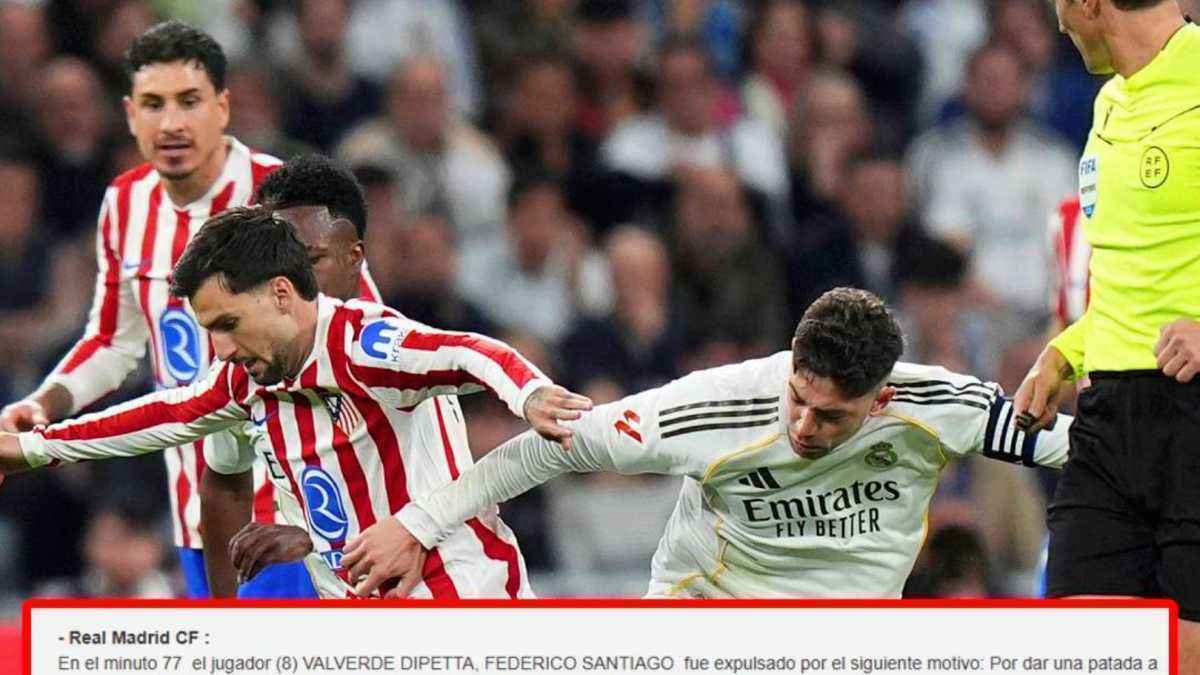Valverde faces two-game ban after red card in madrid derby