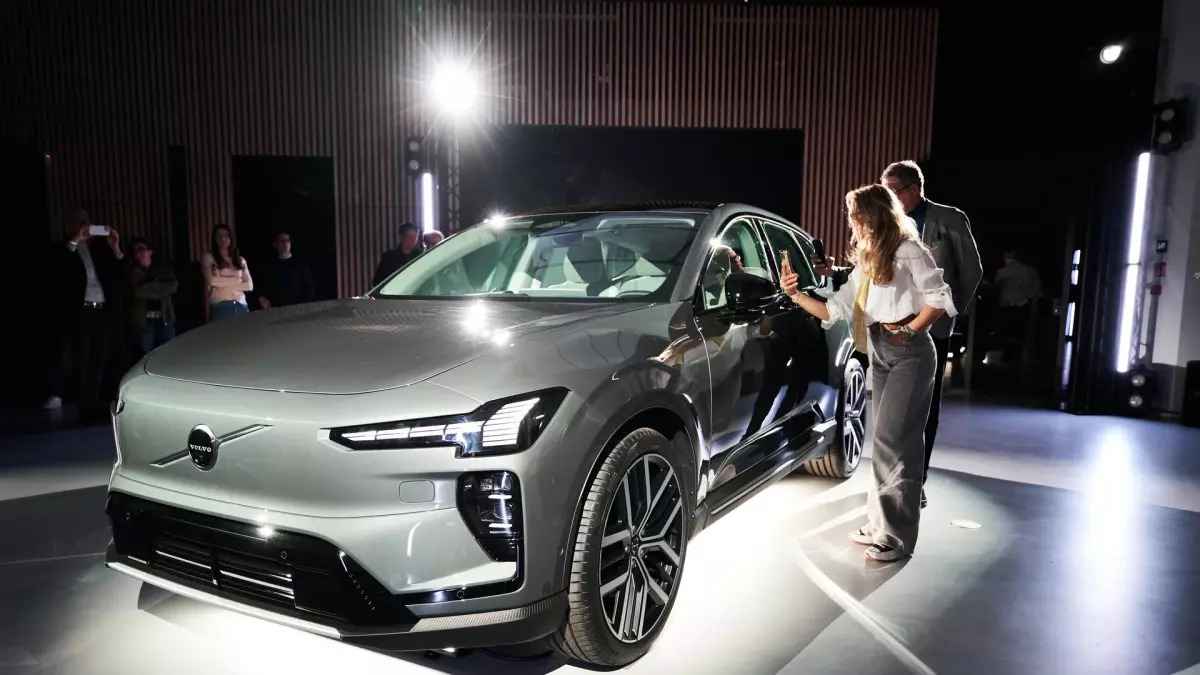 Volvo unveils ex60 electric suv in milan, with ai-powered features and competitive pricing