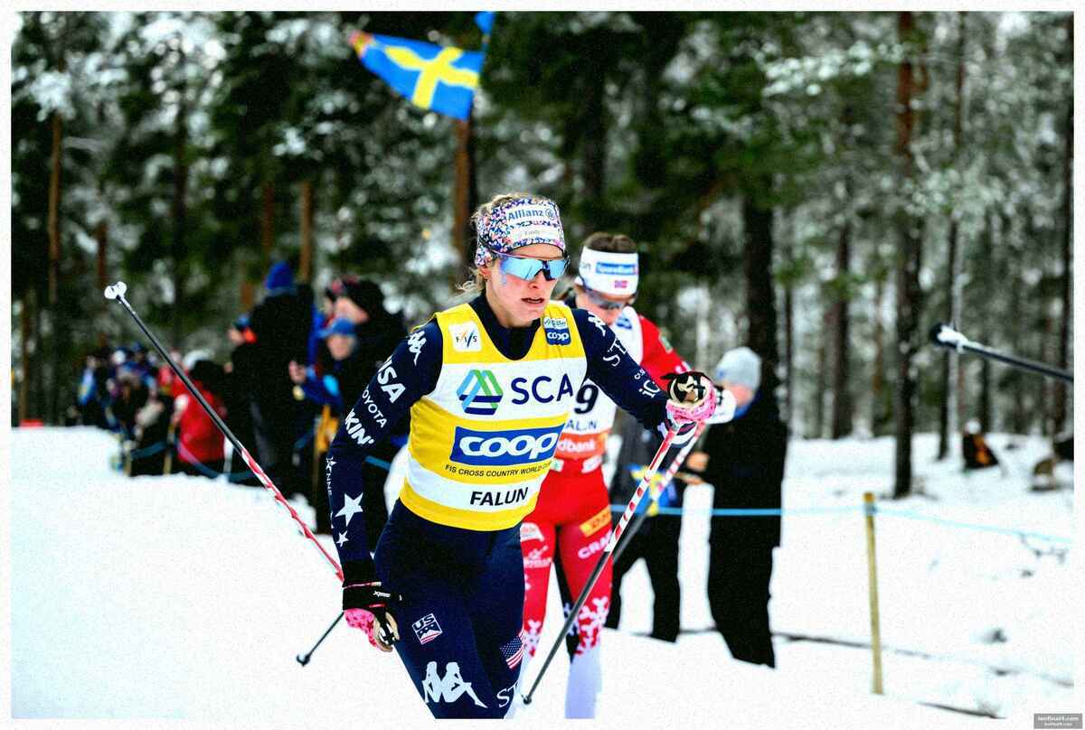 Falun skiathlon: weng wins photo finish over diggins