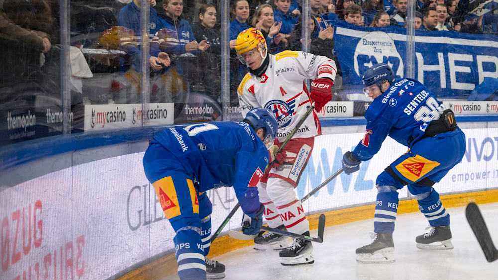 Zug explodes: two-goal blitz floors rapperswil-jona